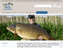Tablet Screenshot of hengelsportgroningen.nl